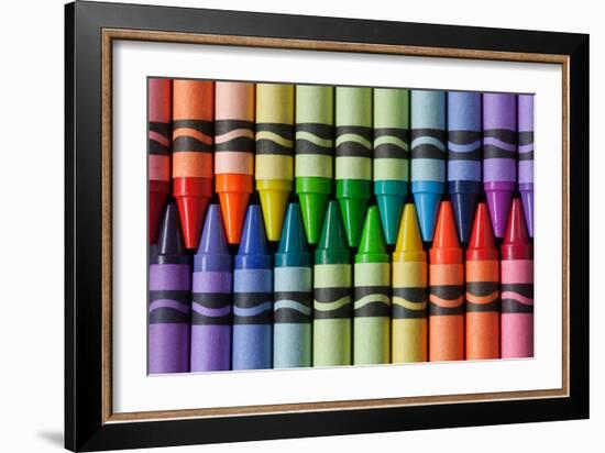 Crayons of a Rainbow II-Kathy Mahan-Framed Photographic Print