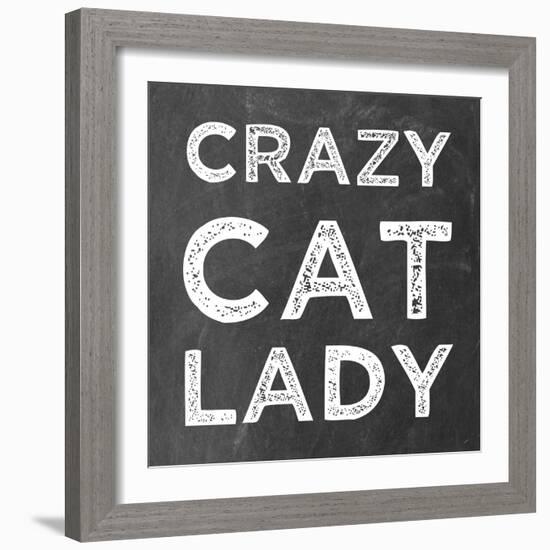 Crazy Cat-Erin Clark-Framed Giclee Print