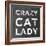 Crazy Cat-Erin Clark-Framed Giclee Print