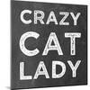 Crazy Cat-Erin Clark-Mounted Giclee Print