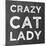 Crazy Cat-Erin Clark-Mounted Giclee Print