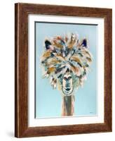 Crazy Hair Llama II-Jenn Seeley-Framed Art Print