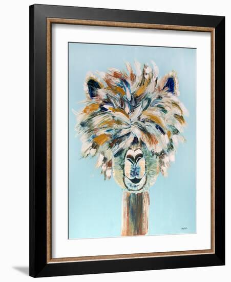 Crazy Hair Llama II-Jenn Seeley-Framed Art Print