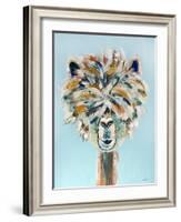 Crazy Hair Llama II-Jenn Seeley-Framed Art Print
