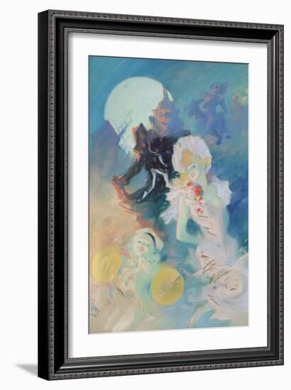 Crazy Happiness-Jules Chéret-Framed Giclee Print