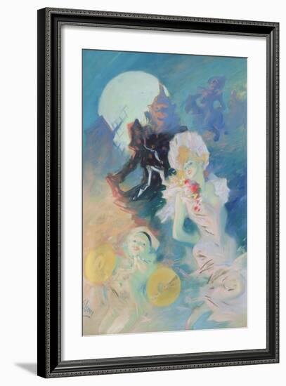 Crazy Happiness-Jules Chéret-Framed Giclee Print