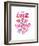 Crazy In Love - Tommy Human Cartoon Print-Tommy Human-Framed Art Print