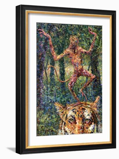 Crazy Monkey-James W. Johnson-Framed Giclee Print