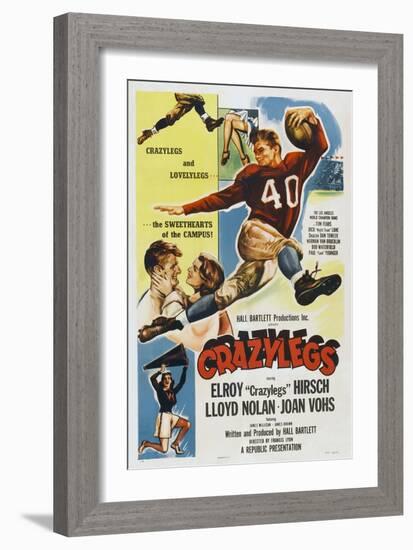 Crazylegs, Elroy Hirsch, 1953-null-Framed Art Print