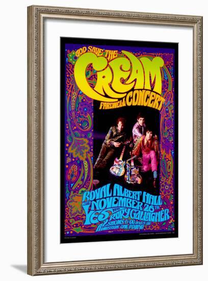 Cream Farewell Concert-Bob Masse-Framed Art Print