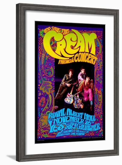 Cream Farewell Concert-Bob Masse-Framed Art Print