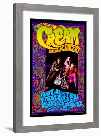 Cream Farewell Concert-Bob Masse-Framed Art Print