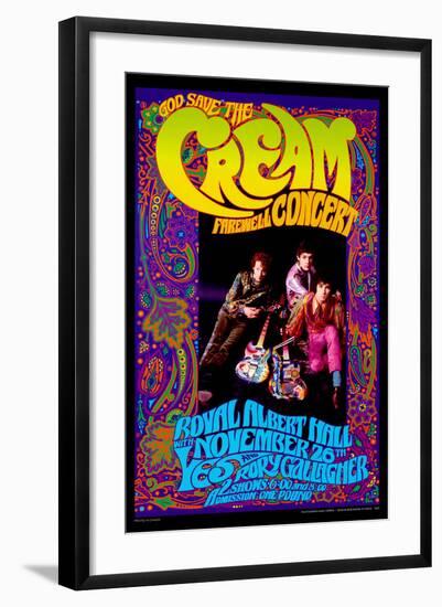 Cream Farewell Concert-Bob Masse-Framed Art Print