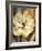Cream Flower 1-Marietta Cohen Art and Design-Framed Giclee Print