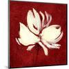 Cream on Crimson-Sarah Parker-Mounted Art Print