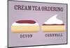 Cream Tea Ordering - Devon and Cornwall-Stephen Wildish-Mounted Giclee Print