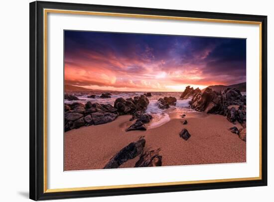 Creamsicle Sunset-Philippe Sainte-Laudy-Framed Photographic Print