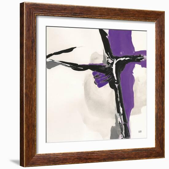 Creamy Amethyst II-Chris Paschke-Framed Art Print