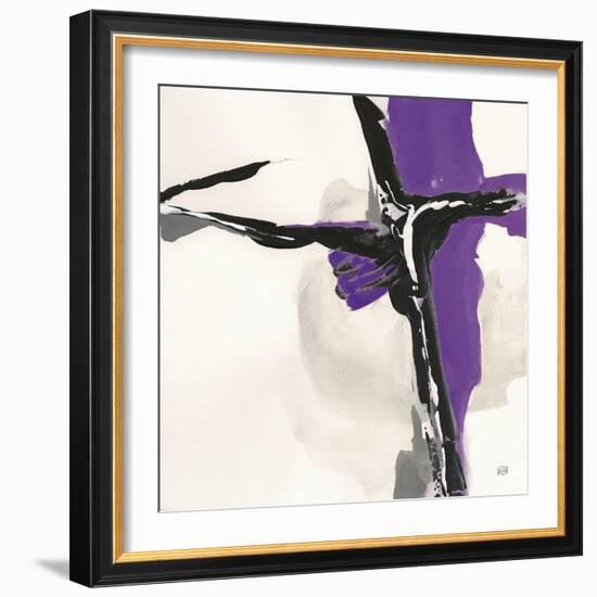 Creamy Amethyst II-Chris Paschke-Framed Art Print