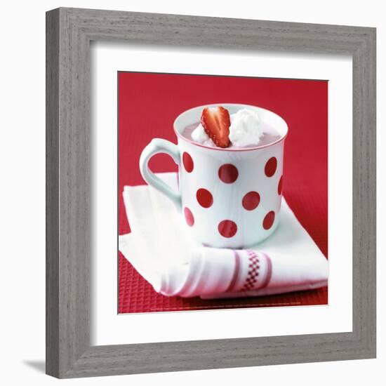 Creamy Strawberry-Alena Hrbkova-Framed Art Print