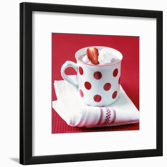 Creamy Strawberry-Alena Hrbkova-Framed Art Print