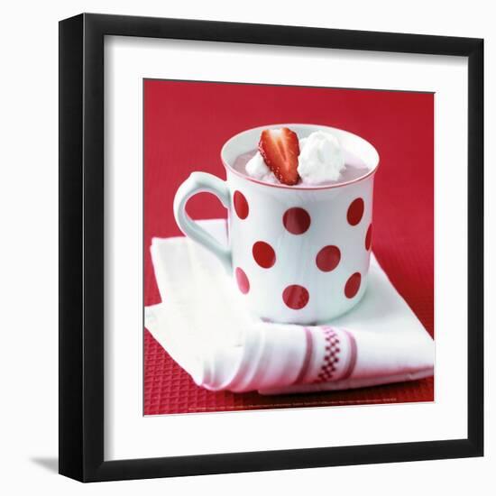 Creamy Strawberry-Alena Hrbkova-Framed Art Print