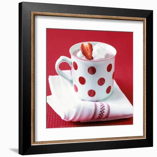 Creamy Strawberry-Alena Hrbkova-Framed Art Print