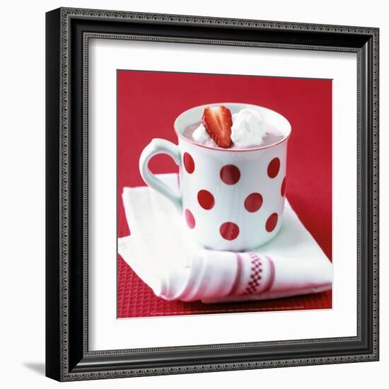 Creamy Strawberry-Alena Hrbkova-Framed Art Print