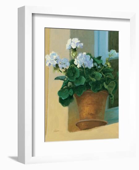 Creancey Geraniums I-null-Framed Premium Giclee Print