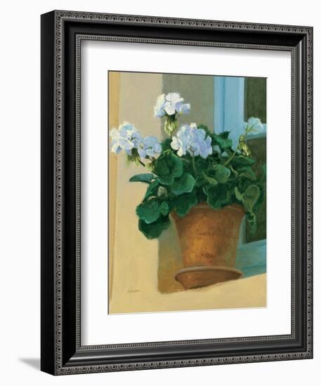 Creancey Geraniums I-null-Framed Premium Giclee Print