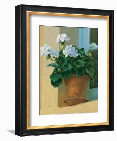 Creancey Geraniums I-null-Framed Premium Giclee Print