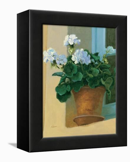 Creancey Geraniums I-null-Framed Stretched Canvas