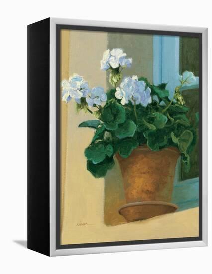 Creancey Geraniums I-null-Framed Stretched Canvas