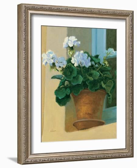 Creancey Geraniums I-null-Framed Art Print