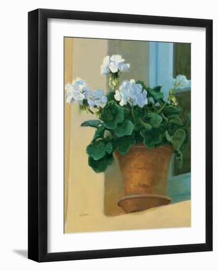 Creancey Geraniums I-null-Framed Art Print