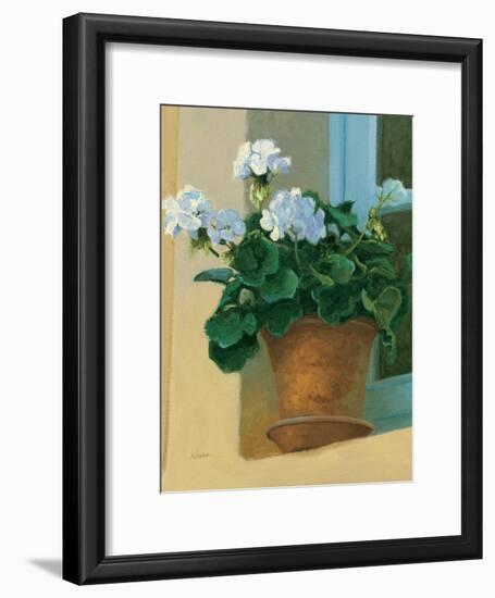 Creancey Geraniums I-null-Framed Art Print