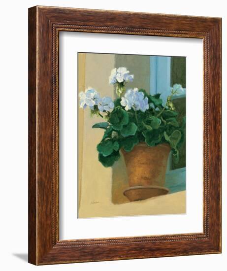 Creancey Geraniums I-null-Framed Art Print