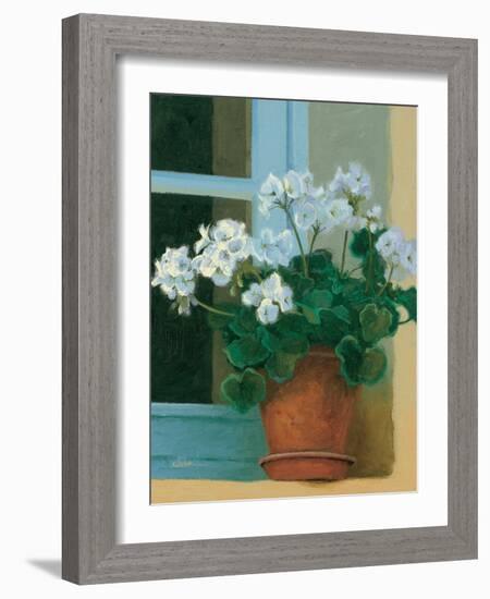 Creancey Geraniums II-null-Framed Art Print