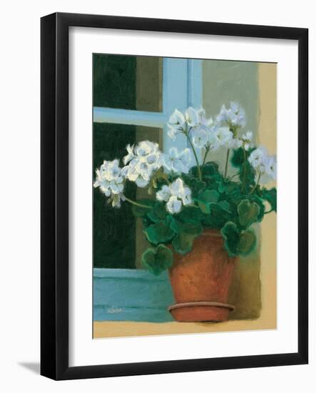 Creancey Geraniums II-null-Framed Art Print