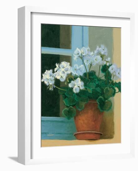 Creancey Geraniums II-null-Framed Art Print