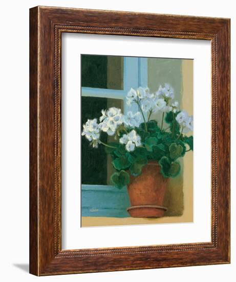 Creancey Geraniums II-null-Framed Art Print