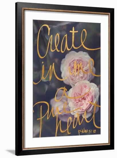 Create In Me A Pure Heart-Sarah Gardner-Framed Photo