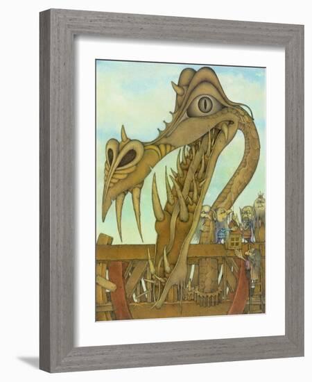 Creation of a Dragon, 1983-Wayne Anderson-Framed Giclee Print