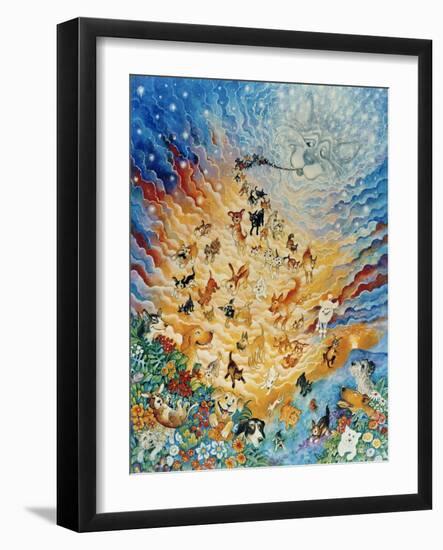 Creation of Dogs-Bill Bell-Framed Giclee Print