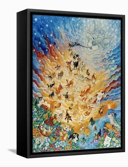 Creation of Dogs-Bill Bell-Framed Premier Image Canvas