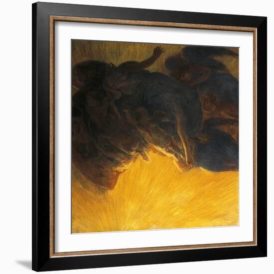 Creation of Light, 1913-Gaetano Previati-Framed Giclee Print