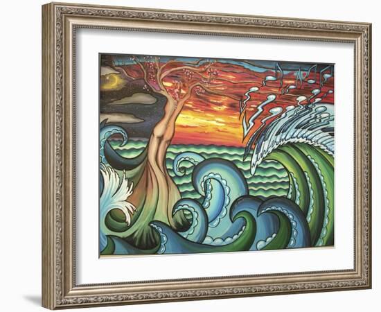 Creation of Music-Martin Nasim-Framed Giclee Print