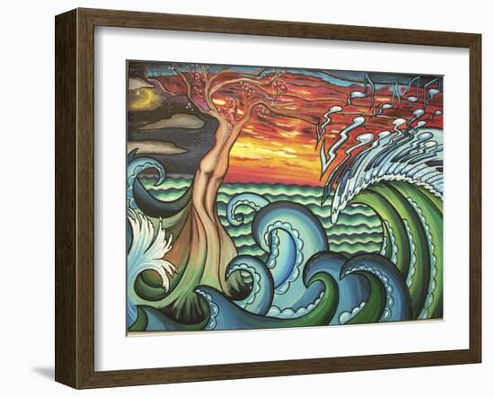 Creation of Music-Martin Nasim-Framed Giclee Print