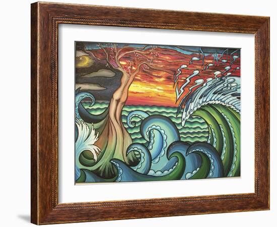 Creation of Music-Martin Nasim-Framed Giclee Print