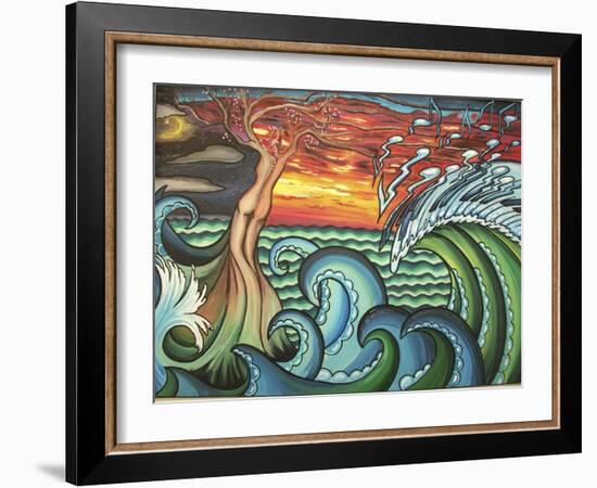 Creation of Music-Martin Nasim-Framed Giclee Print